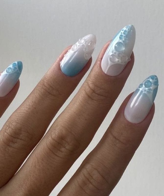 water droplet nails