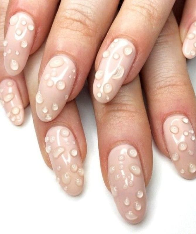 water droplet nails