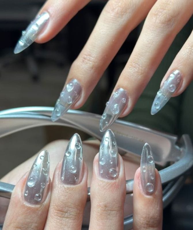 water droplet nails