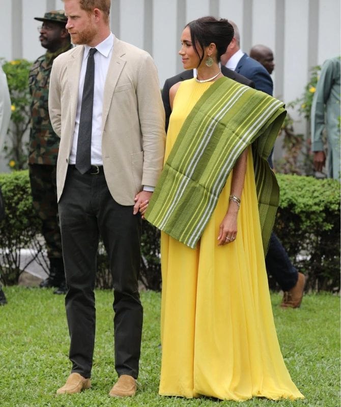 Meghan Markle Nigeria Outfits