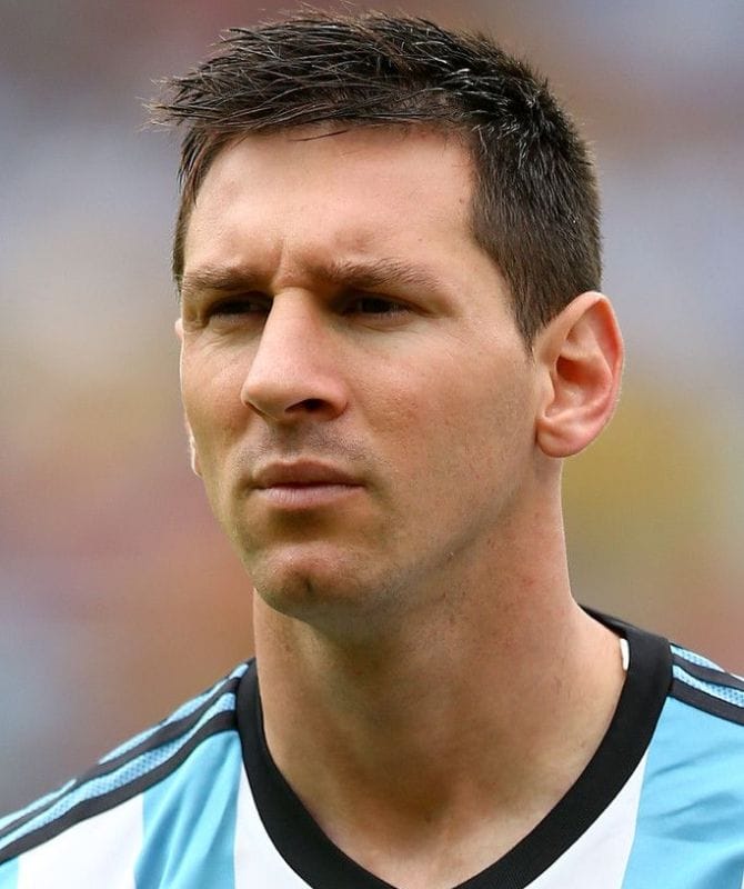 Messi Haircut