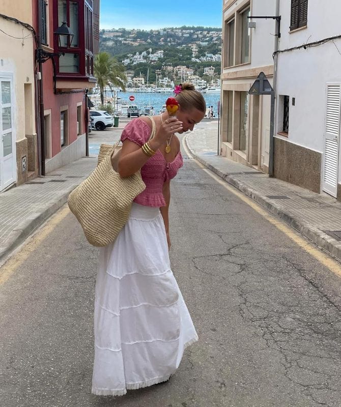 White Maxi Skirt Trend 2024