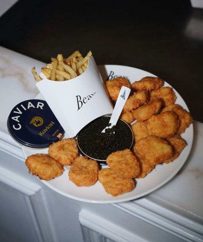 caviar chicken nuggets dubai