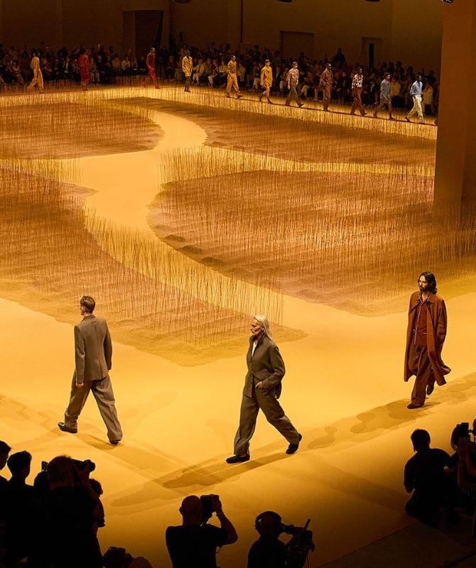 Zegna show dubai