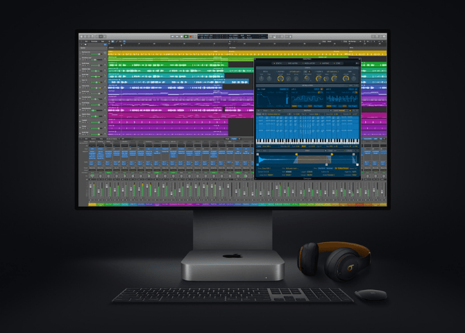 The new Mac mini takes music production to new levels, enabling up to 3x as many real-time plug-ins in Logic Pro