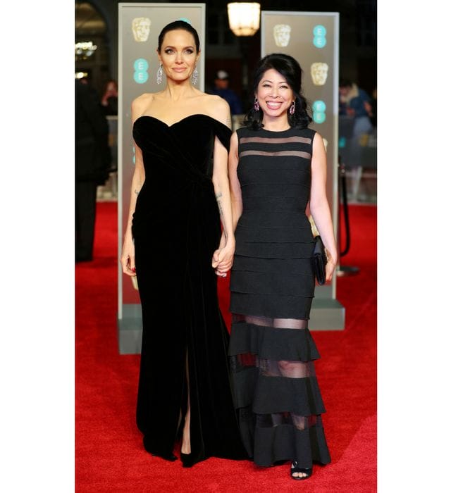 Angelina Jolie and Loung Ung